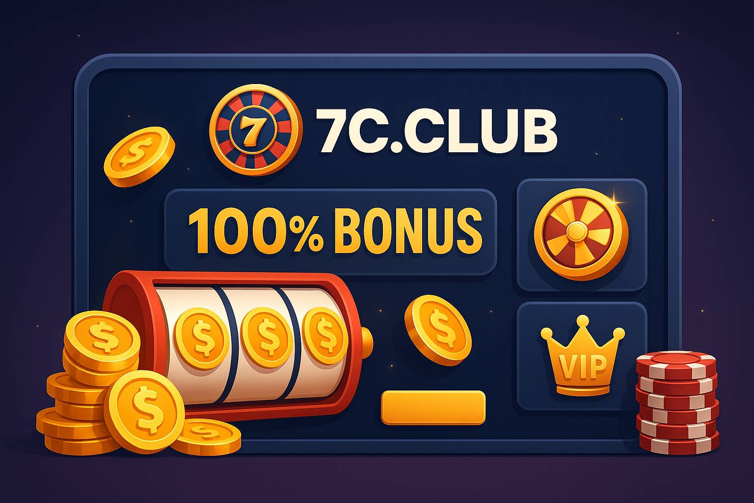O bônus promocional 7C.CLUB é uma ótima maneira de começar sua aventura