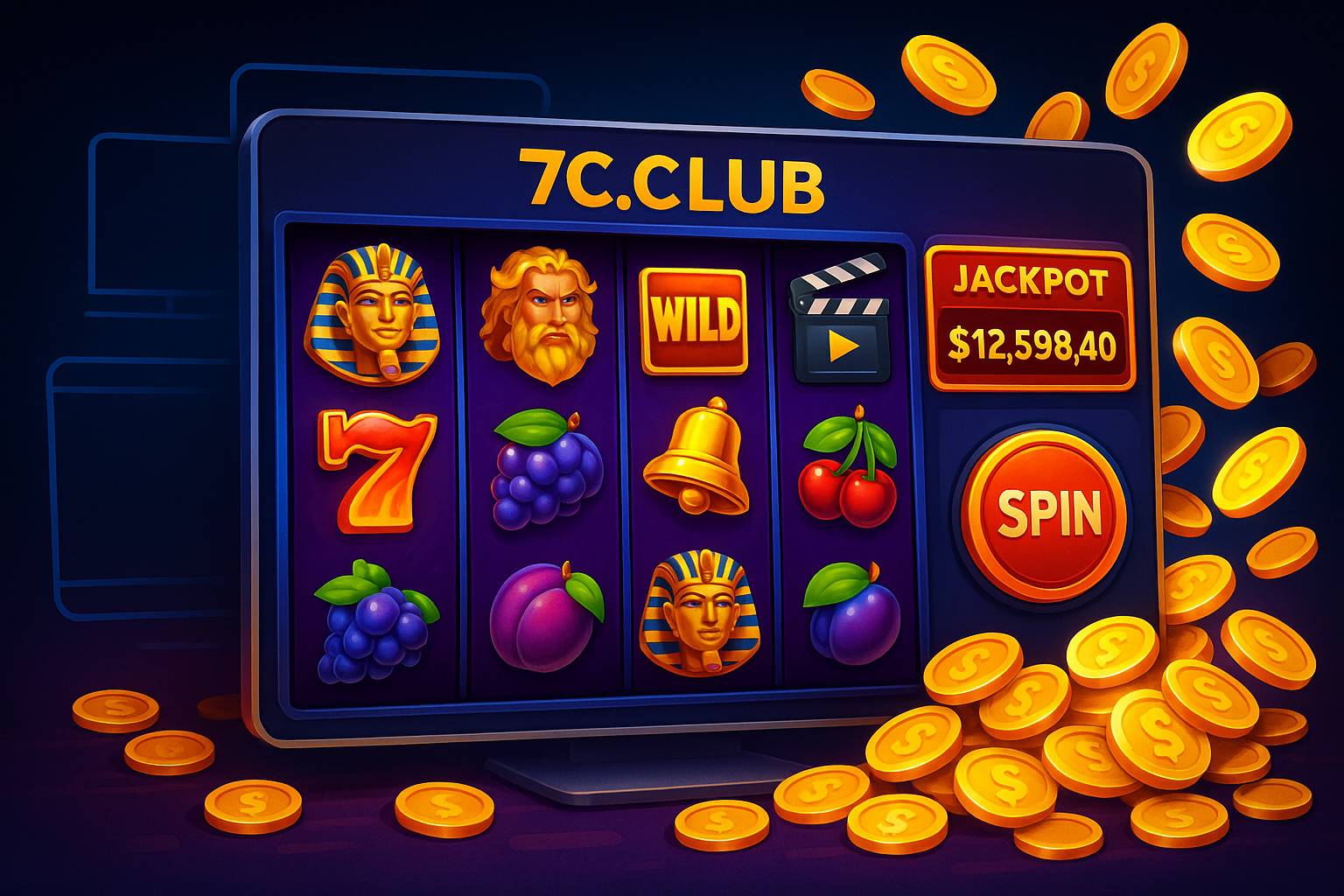 Jogos de Slot no Casino Online 7C.CLUB