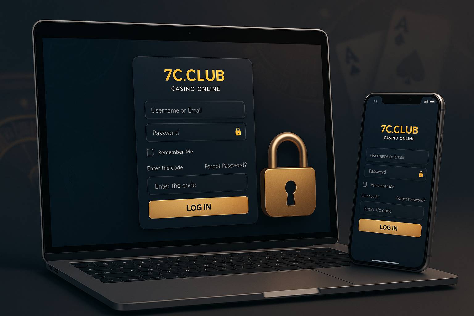 Login no Cassino 7C.CLUB
